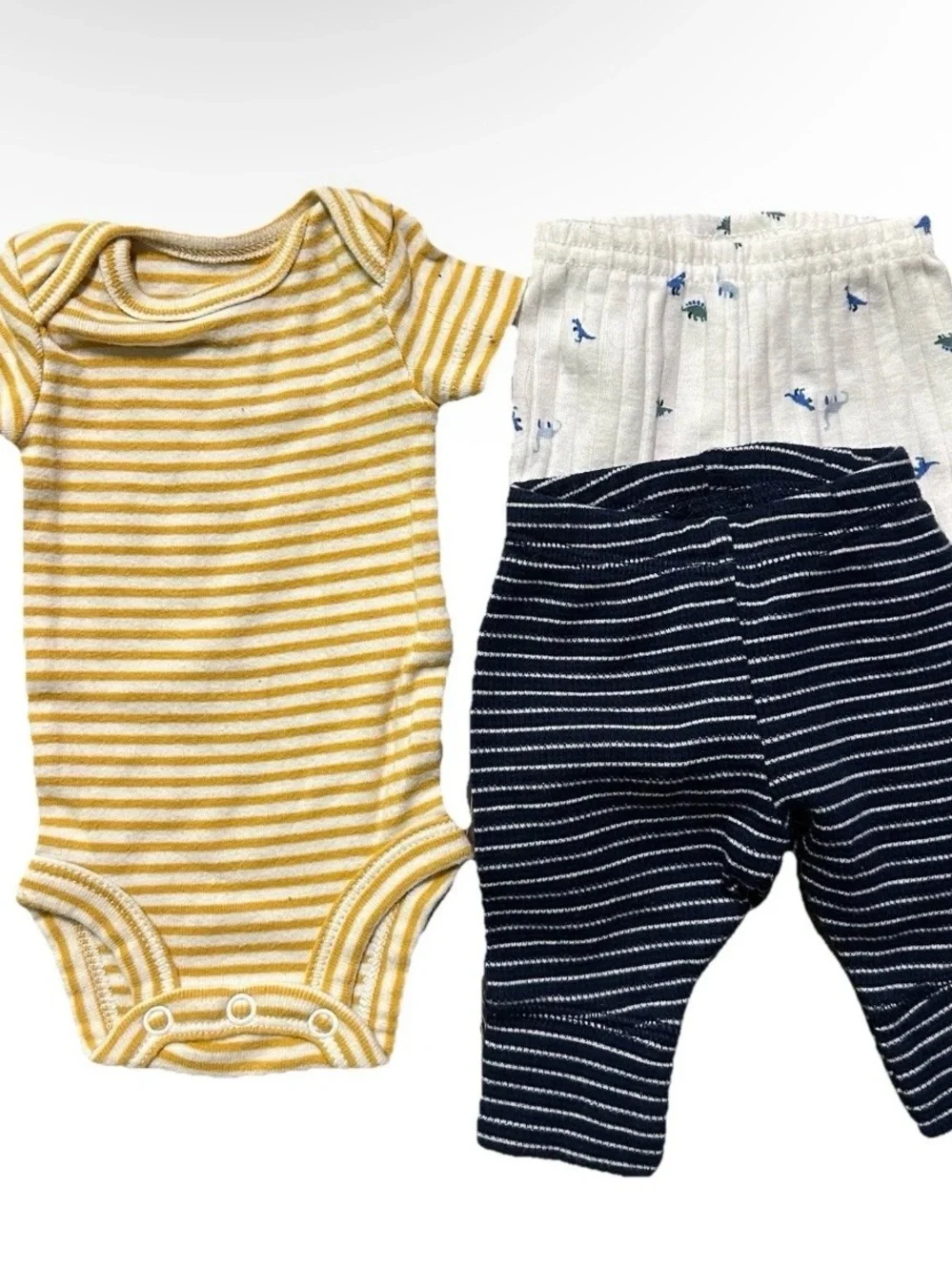 Baby Long Sleeve Short Sleeve Bodysuits Pants Animals Size Preemie